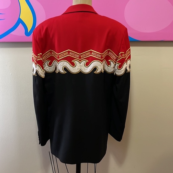 Moschino Cheap Chic Men's Wool Band Blazer Jacket - Picture 7 of 16